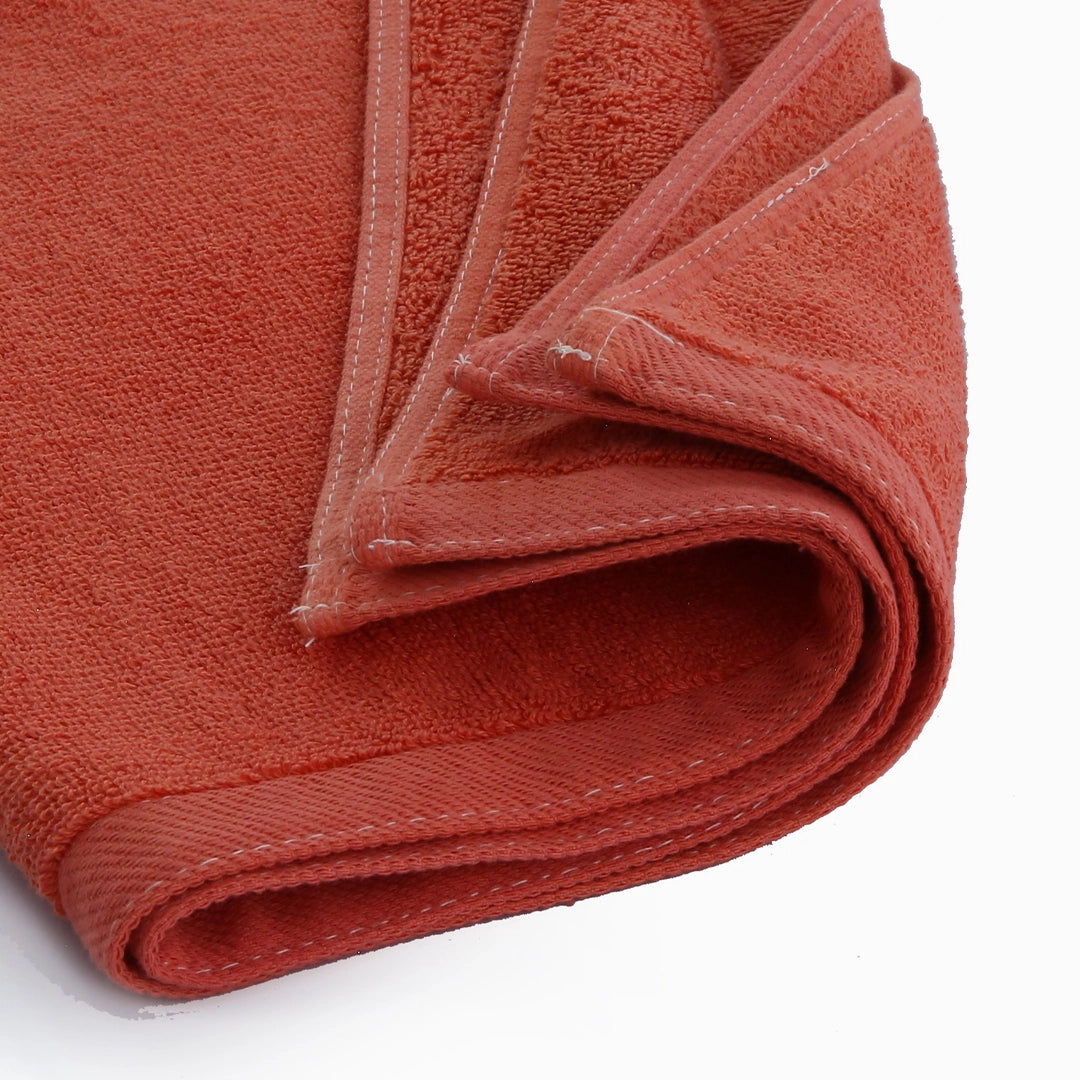 2 Piece - Brown Rust Towel - 100% Cotton