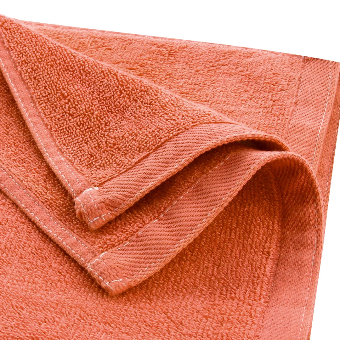 2 Piece - Brick Orange Towel - 100% Cotton