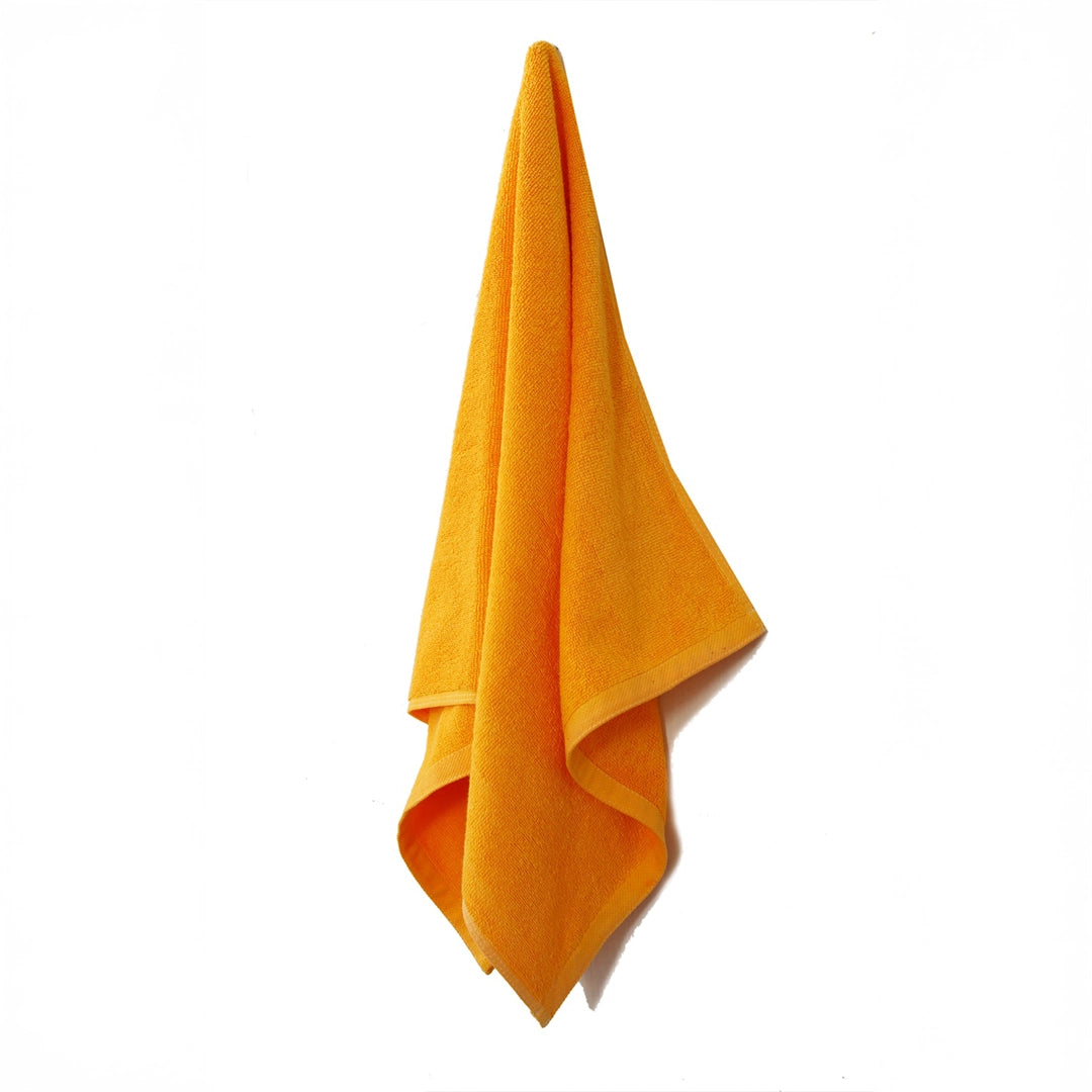 2 Piece - Yellow Ochre Towel - 100% Cotton