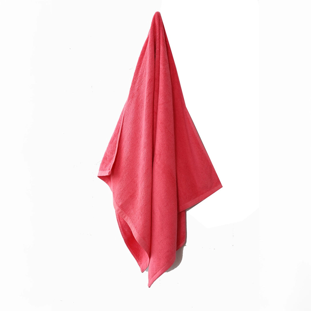 2 Piece - Light Maroon Towel - 100% Cotton