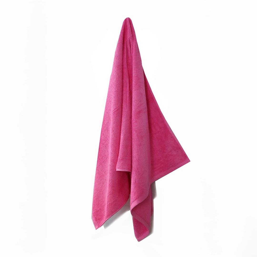 2 Piece - Tulip Pink Towel - 100% Cotton