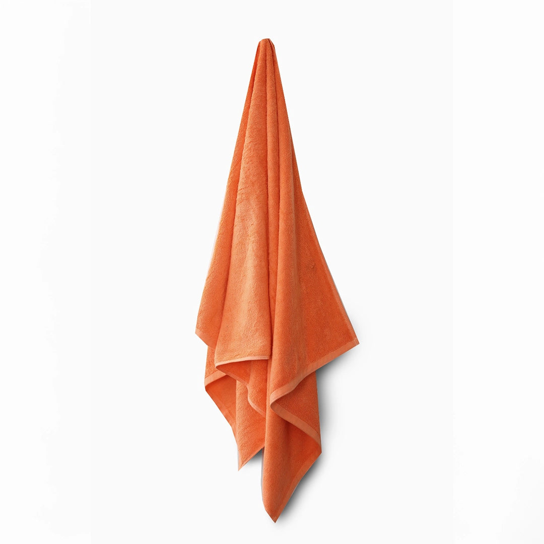 2 Piece - Brick Orange Towel - 100% Cotton