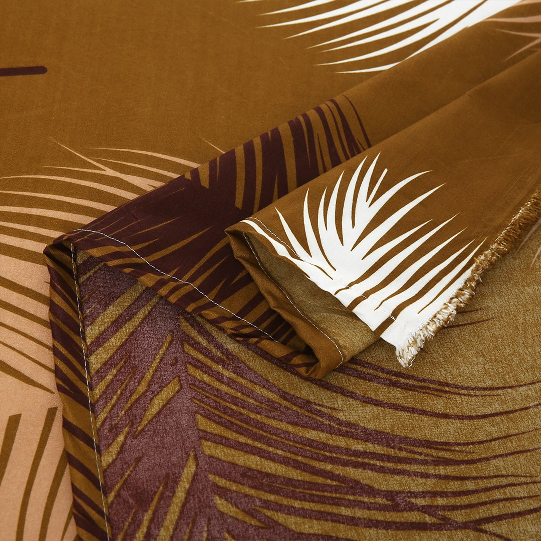 3/6 Piece - Brown & Beige Feather Set - 3371