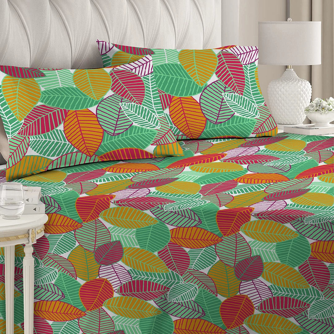 3/6 Piece - Red & Green Leaf Set - 3062