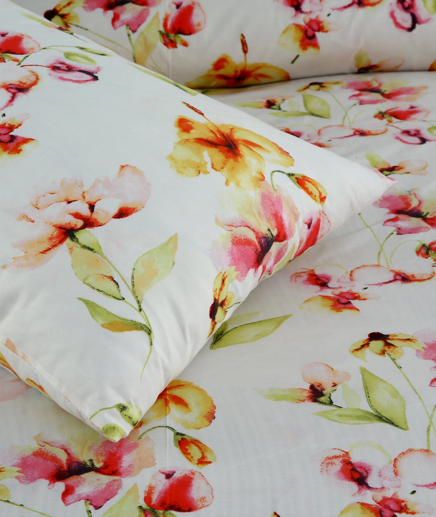3/6 Piece - Ivory Calico Flower Set - 3229