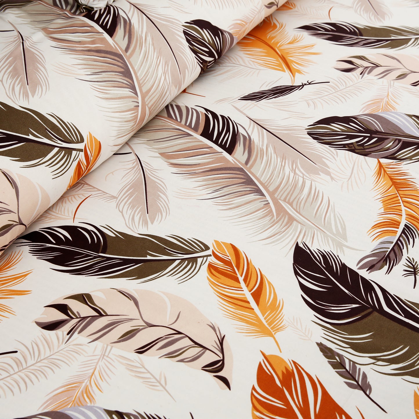 3/6 Piece - Brown Feather Set - 3205