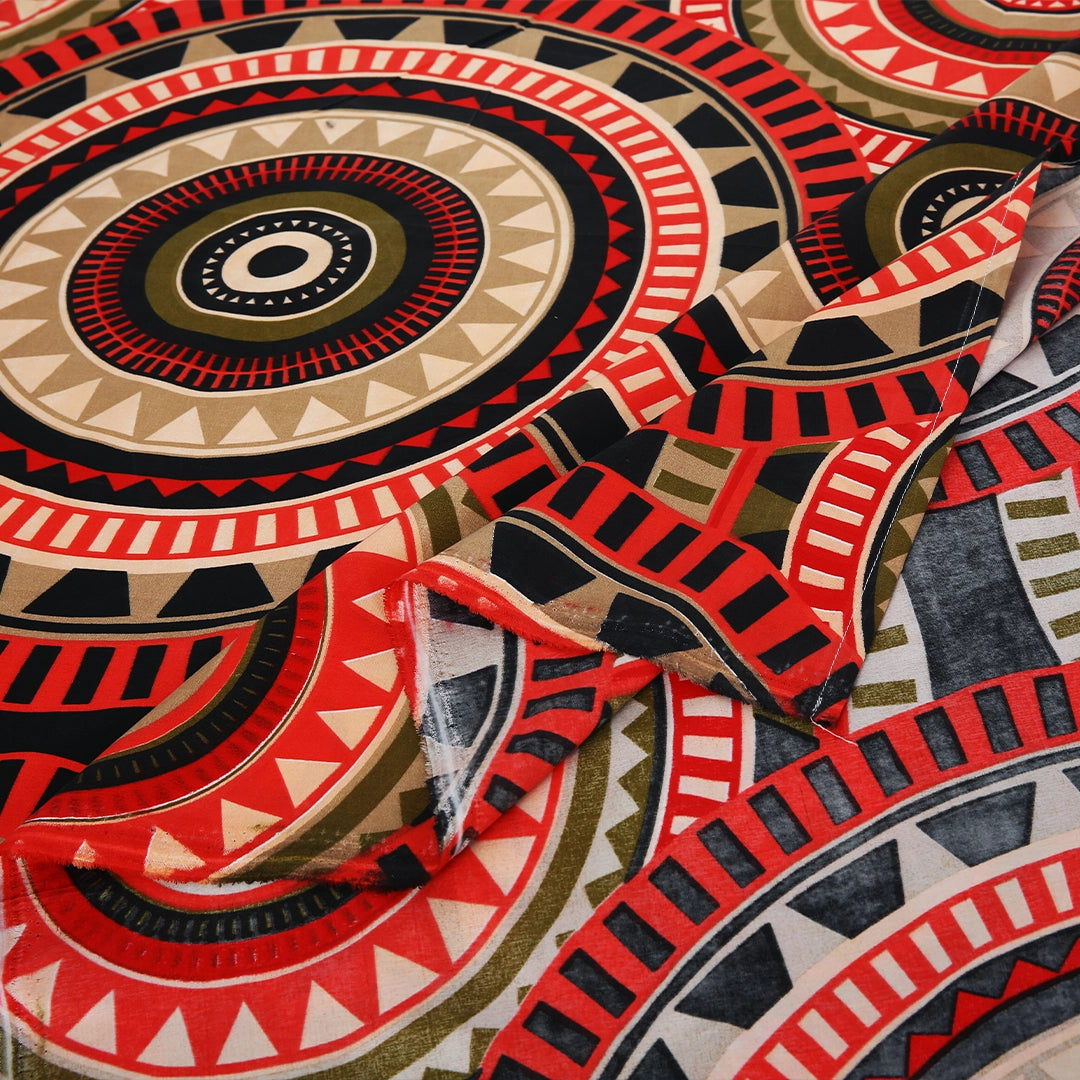 3/6 Piece - African Tribal Patterned Bed Sheet Set - 3118