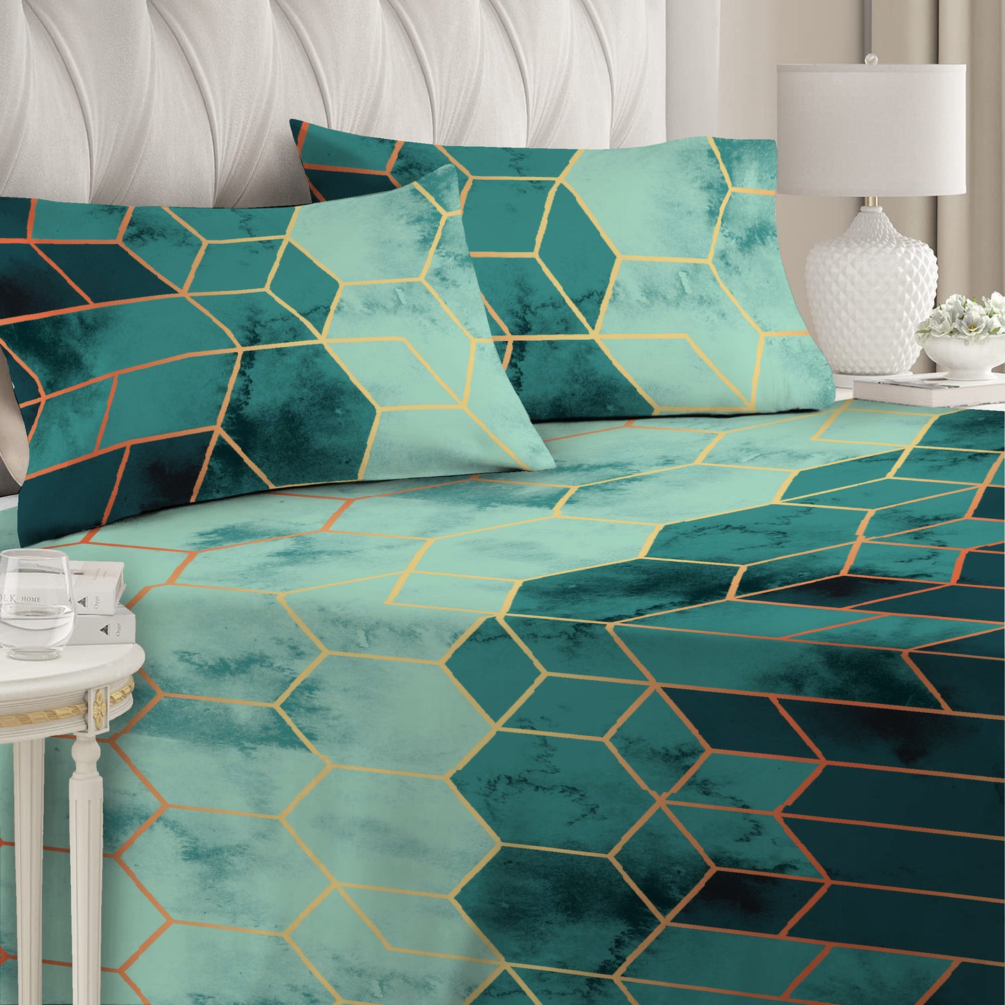 3/6 Piece - Santorni-Green Set - 2056