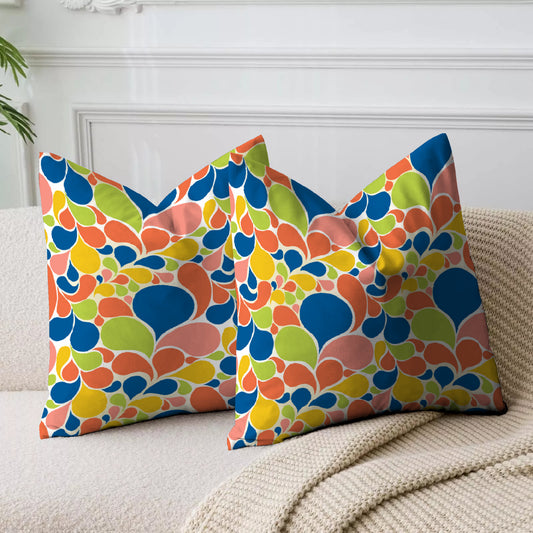 Candy Hues Printed Cushion Cover