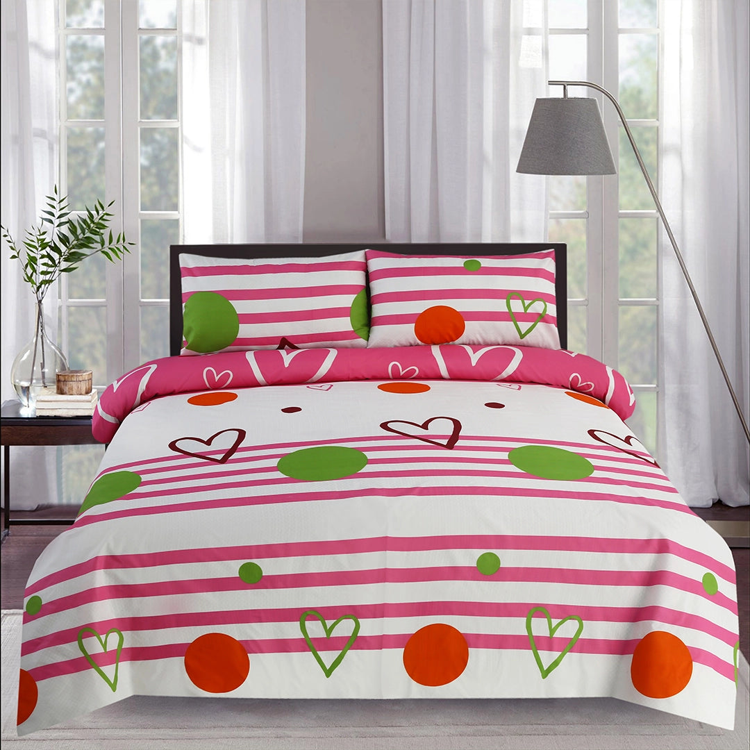 3/6 Piece - Candy Stripe & Crimson Heart Ensemble Set - 3344