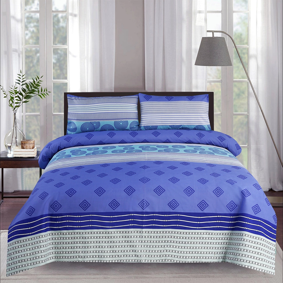 3/6 Piece - Linear Blue Diamond Set - 3336
