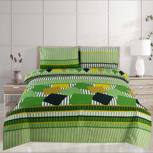 3/6 Piece - Emerald Glade Diamond & Citron Stripe Set - 3359