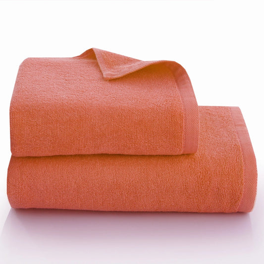 2 Piece - Brick Orange Towel - 100% Cotton