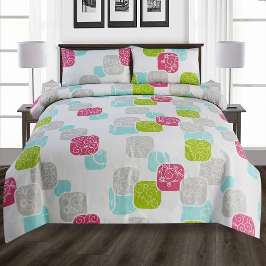 3/6 Piece - Pastel Sorbet Mosaic & Floral Filigree Set - 3350