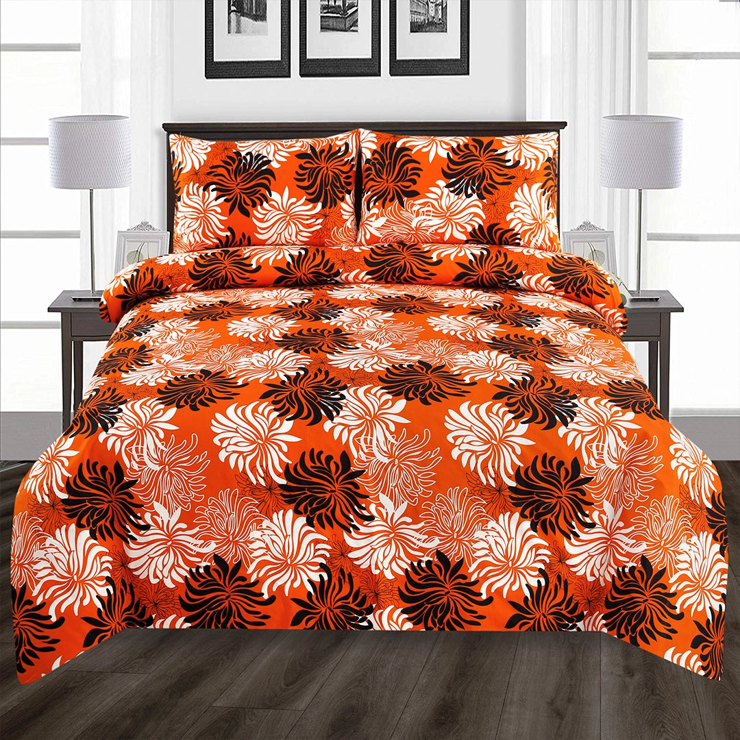 3/6 Piece - Orange & Black Bloom Set - 3377