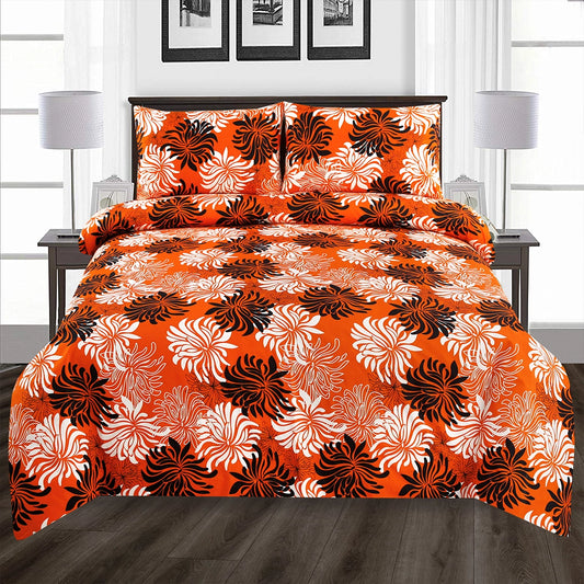 3/6 Piece - Orange & Black Bloom Set - 3377