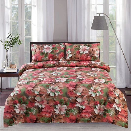 3/6 Piece - Floral Garden Bedspread Set - 3368