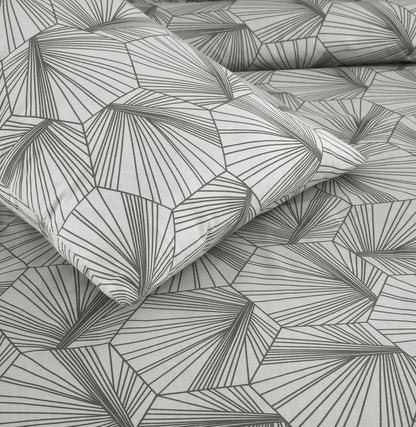 3/6 Piece - Hexa Grey Lined Set - 3161