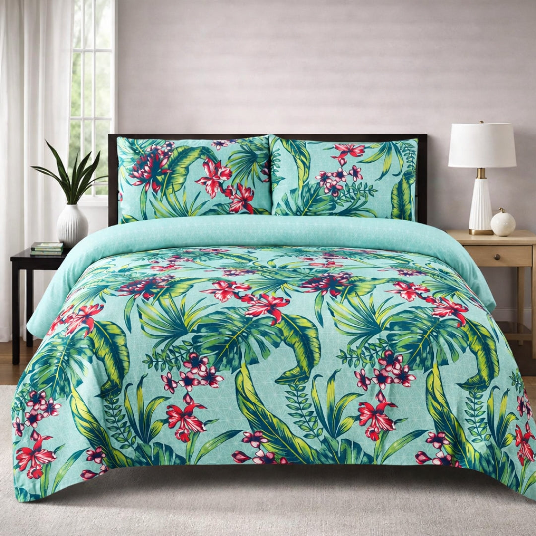 3/6 Piece - Tropical Sky Floral Set - 3168
