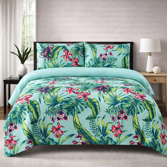 3/6 Piece - Tropical Sky Floral Set - 3168
