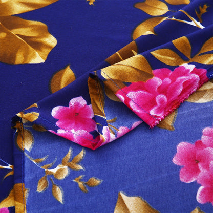 3/6 Piece - Blue & Pink Floral Set - 3244