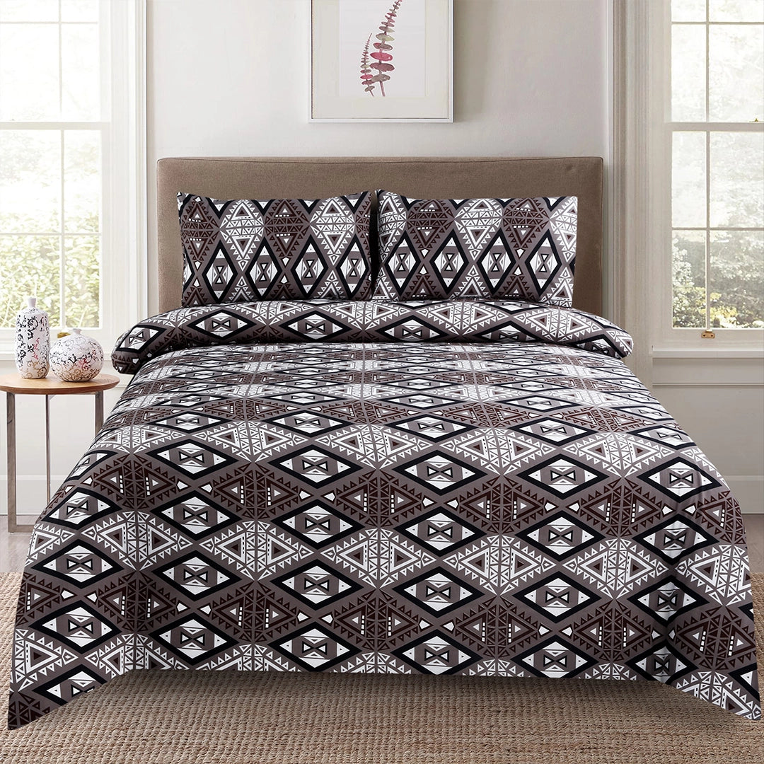 3/6 Piece - Brown & Grey Tribal Set - 3245