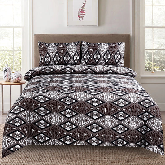 3/6 Piece - Brown & Grey Tribal Set - 3245
