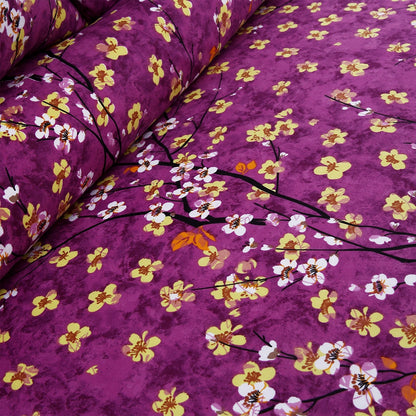 3/6 Piece - Purple Floral Bunch Set - 3248