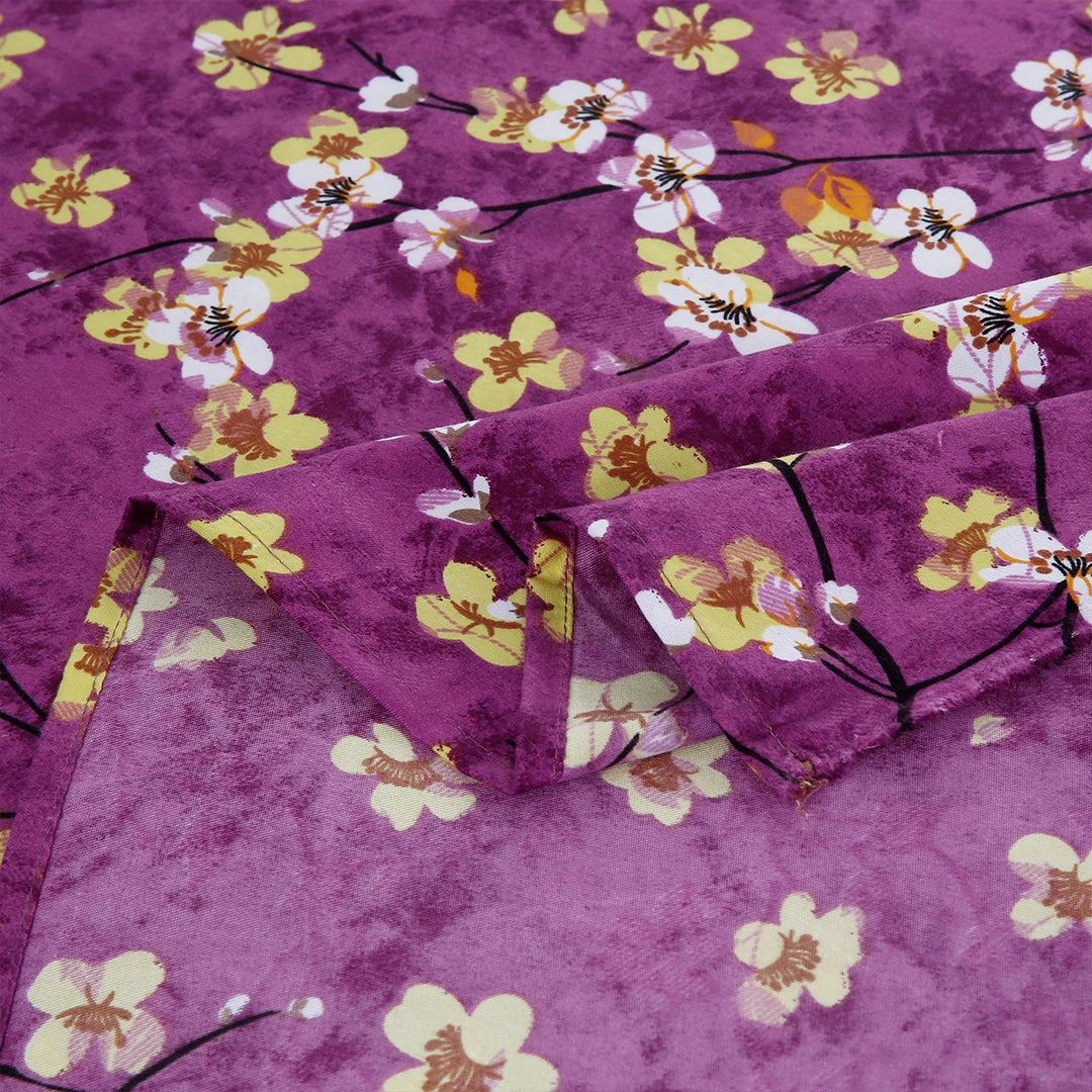 3/6 Piece - Purple Floral Bunch Set - 3248