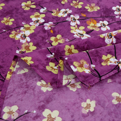 3/6 Piece - Purple Floral Bunch Set - 3248