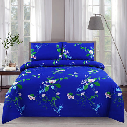 3/6 Piece - Blue Floral Bunch Set - 3251