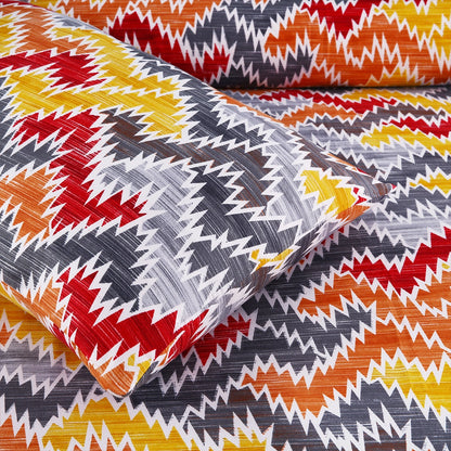 3/6 Piece - Multi Color Chevron Set - 3253