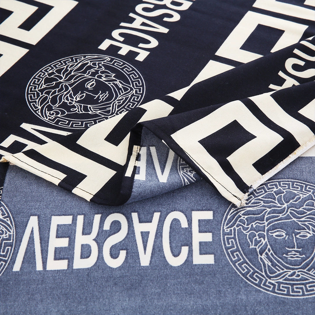 3/6 Piece - Black & White Greek Key Set - 3258