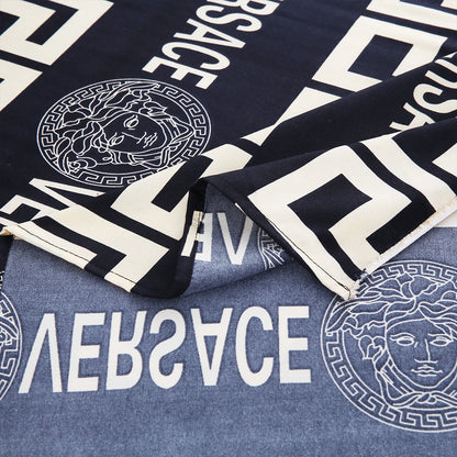 3/6 Piece - Black & White Greek Key Set - 3258