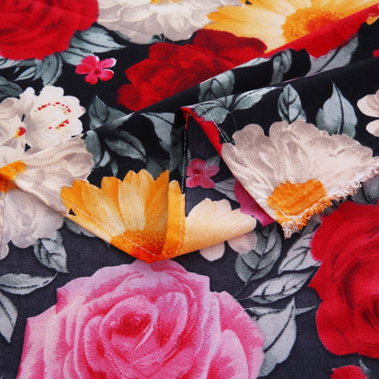 3/6 Piece - Multi Color Floral Bunch Set - 3261