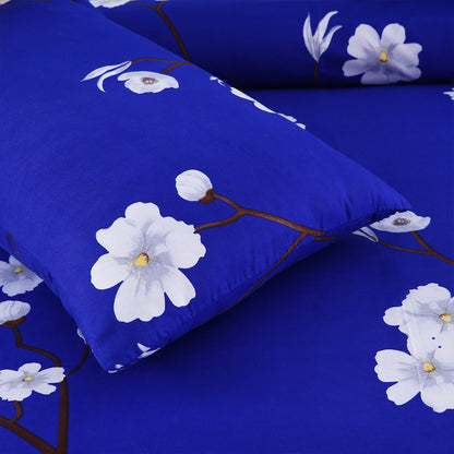 3/6 Piece - Royal Blue Floral Set - 3262