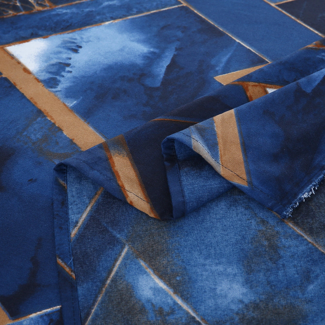 3/6 Piece - Blue Marble Geometric Set - 3264
