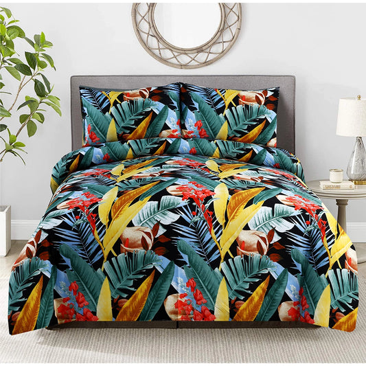 3/6 Piece - Tropical Jungle Floral Set - 3269