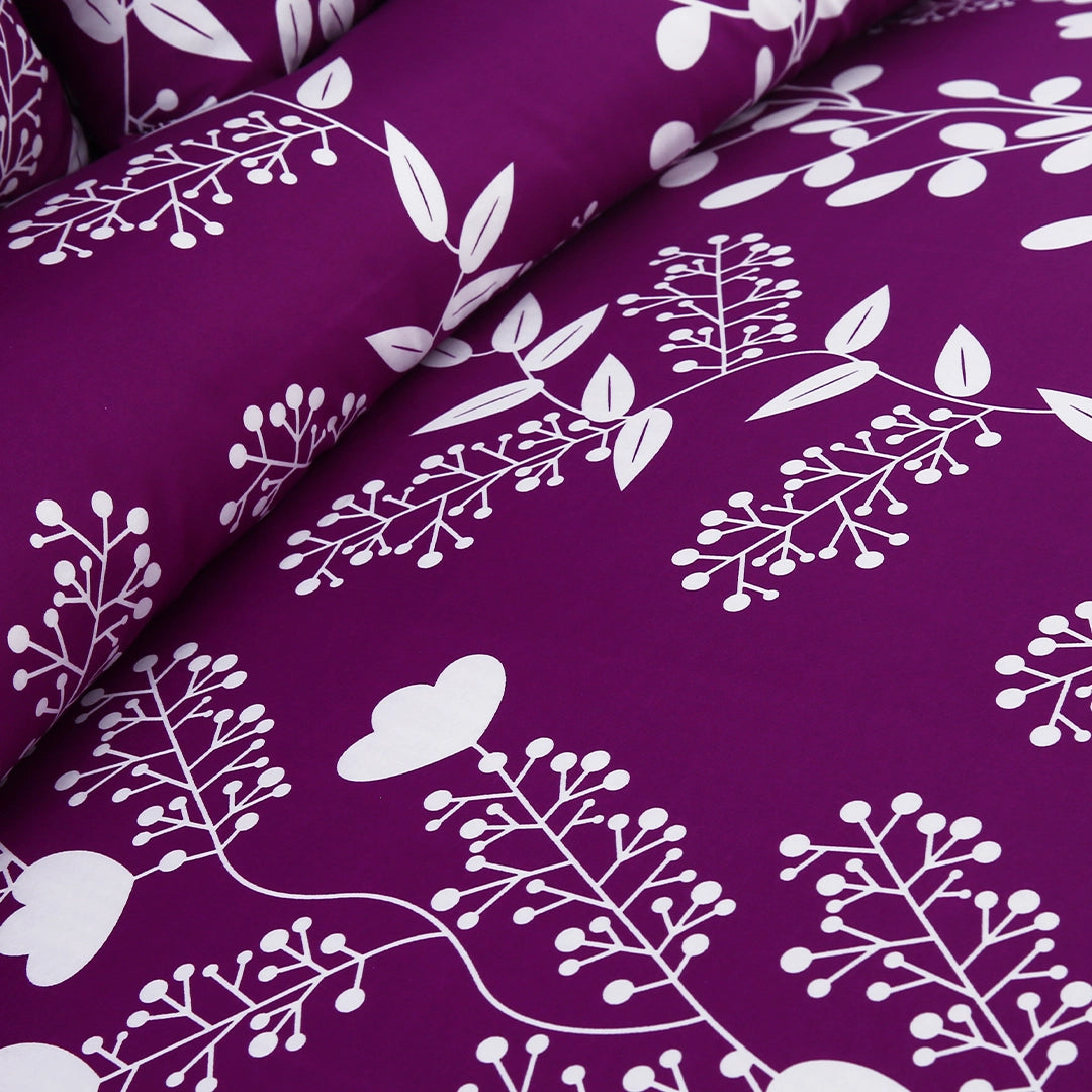 3/6 Piece - Purple and White Vine Set - 3275