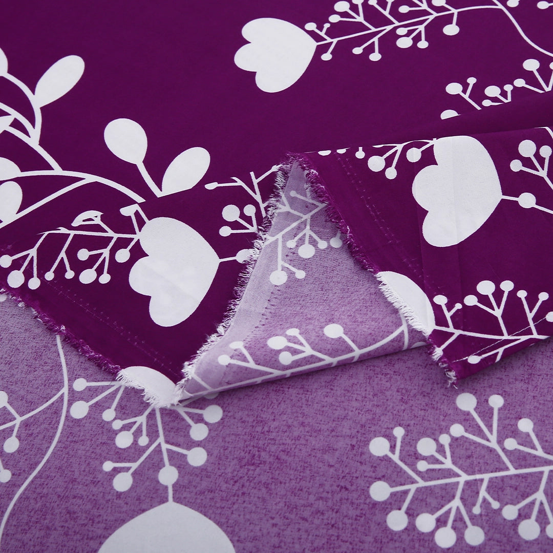 3/6 Piece - Purple and White Vine Set - 3275
