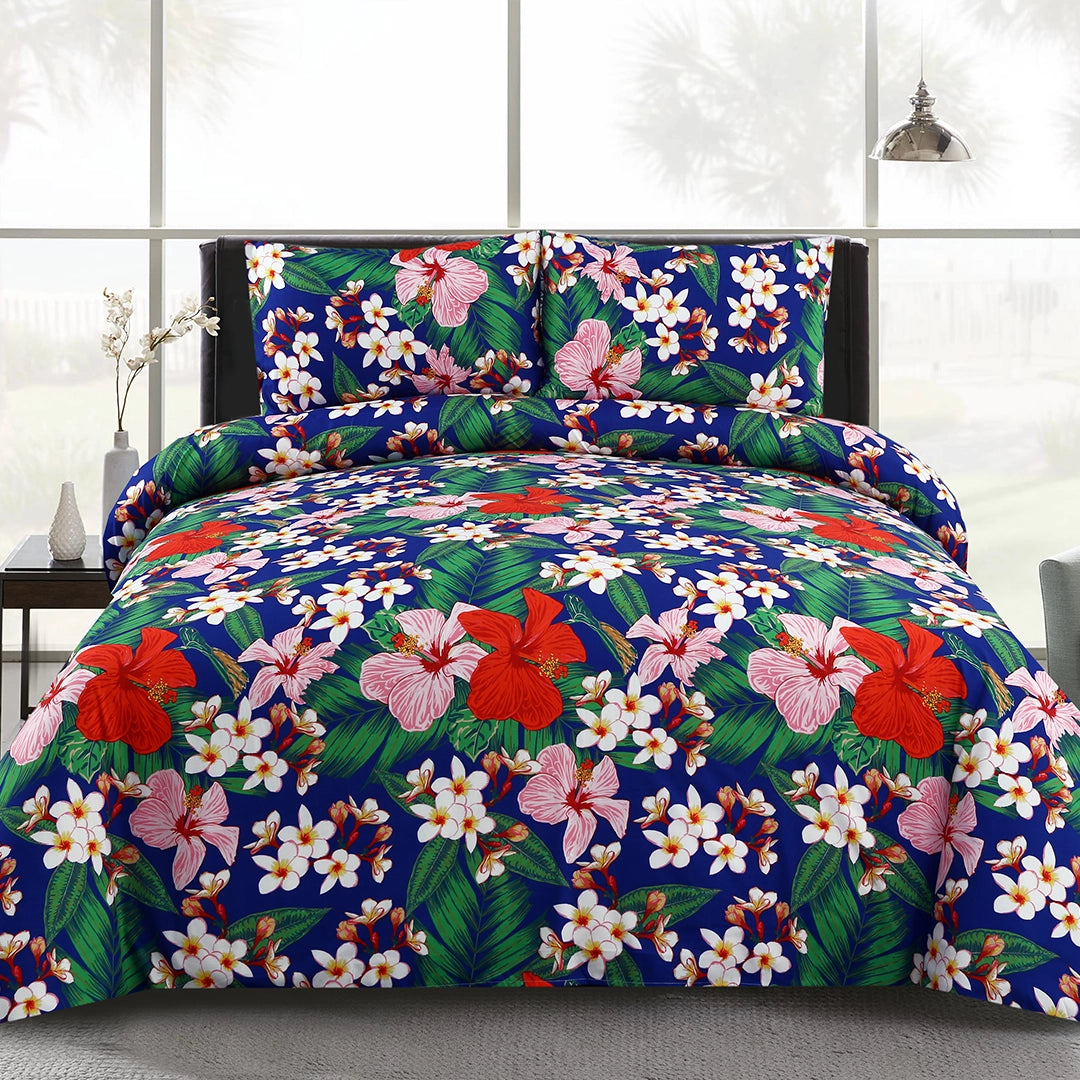 3/6 Piece - Vibrant Tropical Hibiscus Set - 3283