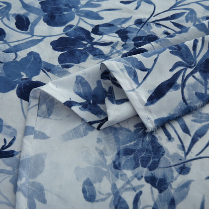 3/6 Piece - Indigo Floral Set - 3296