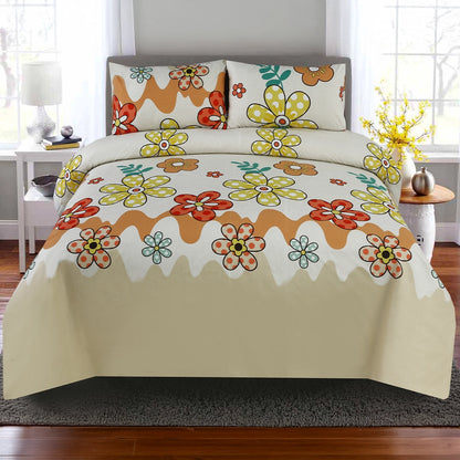 3/6 Piece - Retro Polka Dot Flower Set - 3298