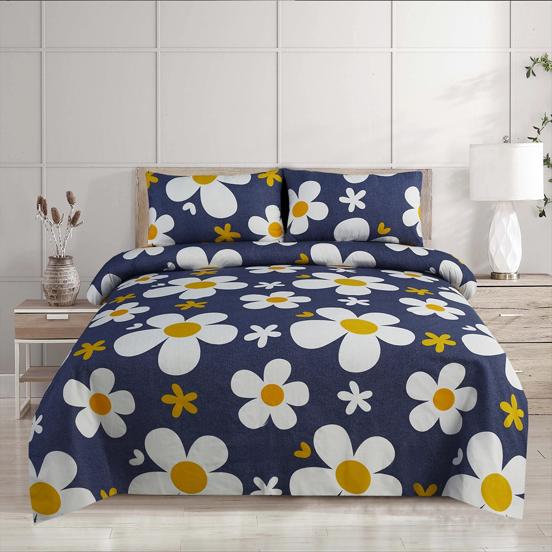 3/6 Piece - Navy Daisy Pop Art Set - 3300