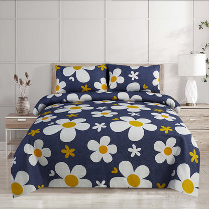 3/6 Piece - Navy Daisy Pop Art Set - 3300