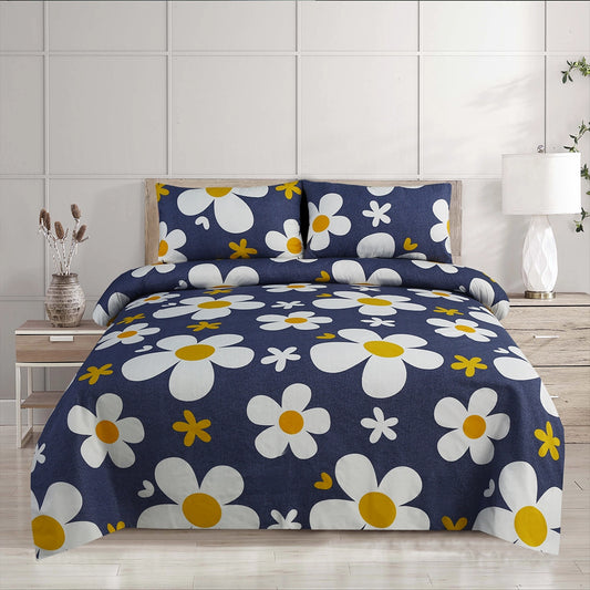 3/6 Piece - Navy Daisy Pop Art Set - 3300