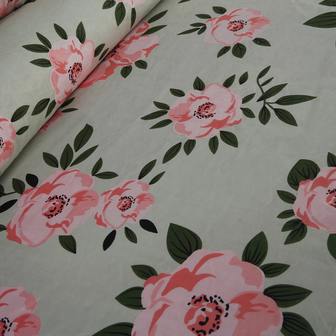 3/6 Piece - Muted Sage Floral Set - 3304