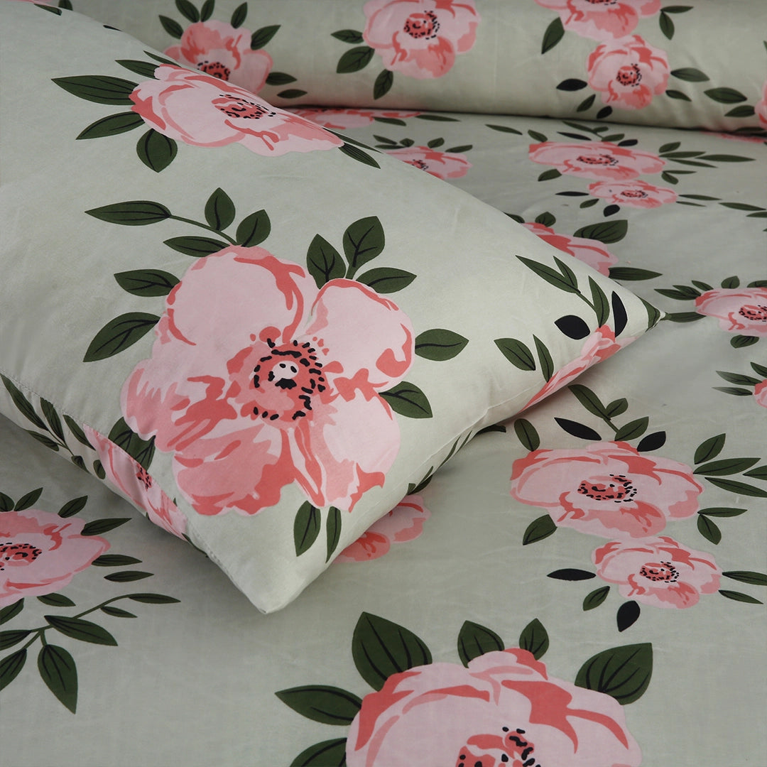 3/6 Piece - Muted Sage Floral Set - 3304