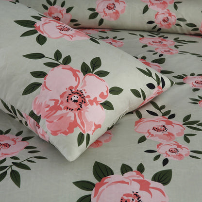 3/6 Piece - Muted Sage Floral Set - 3304