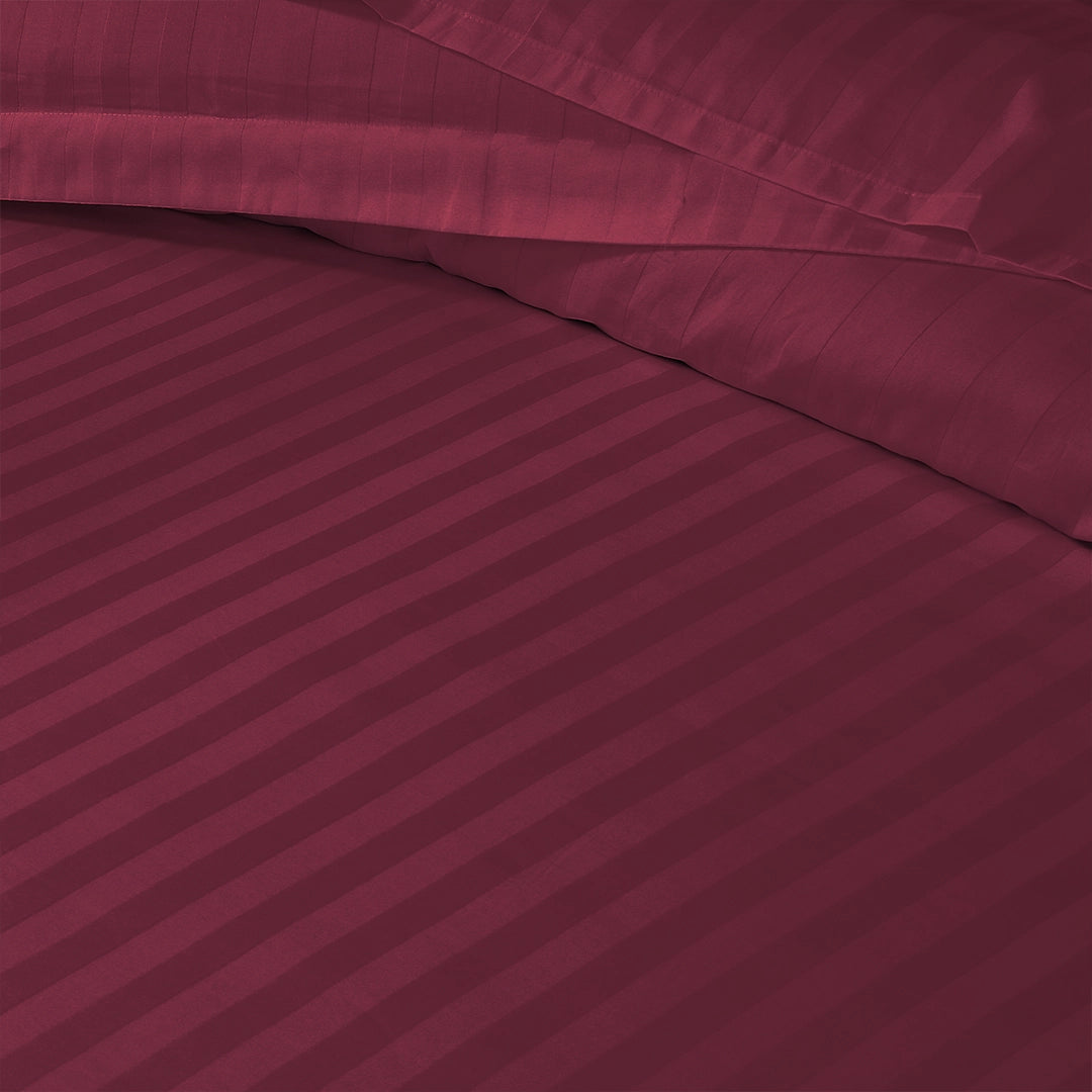 3/6 Piece - Burgundy Stripe Set - 3312